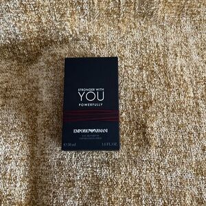 Emporio Armani Black Box with Deep Red Accent